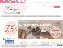 Tablet Screenshot of forever-decorationsdemariage.com